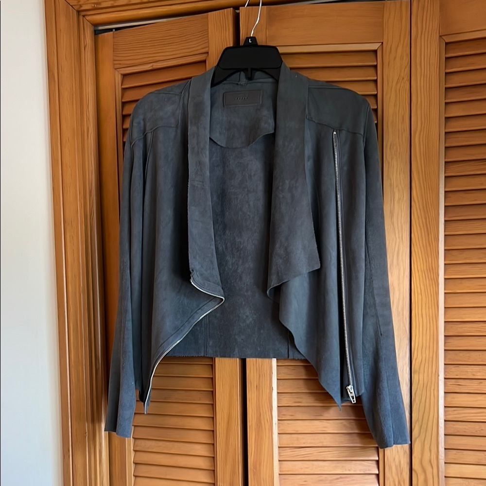 BlankNYC Gray Suede Women's Jacket
